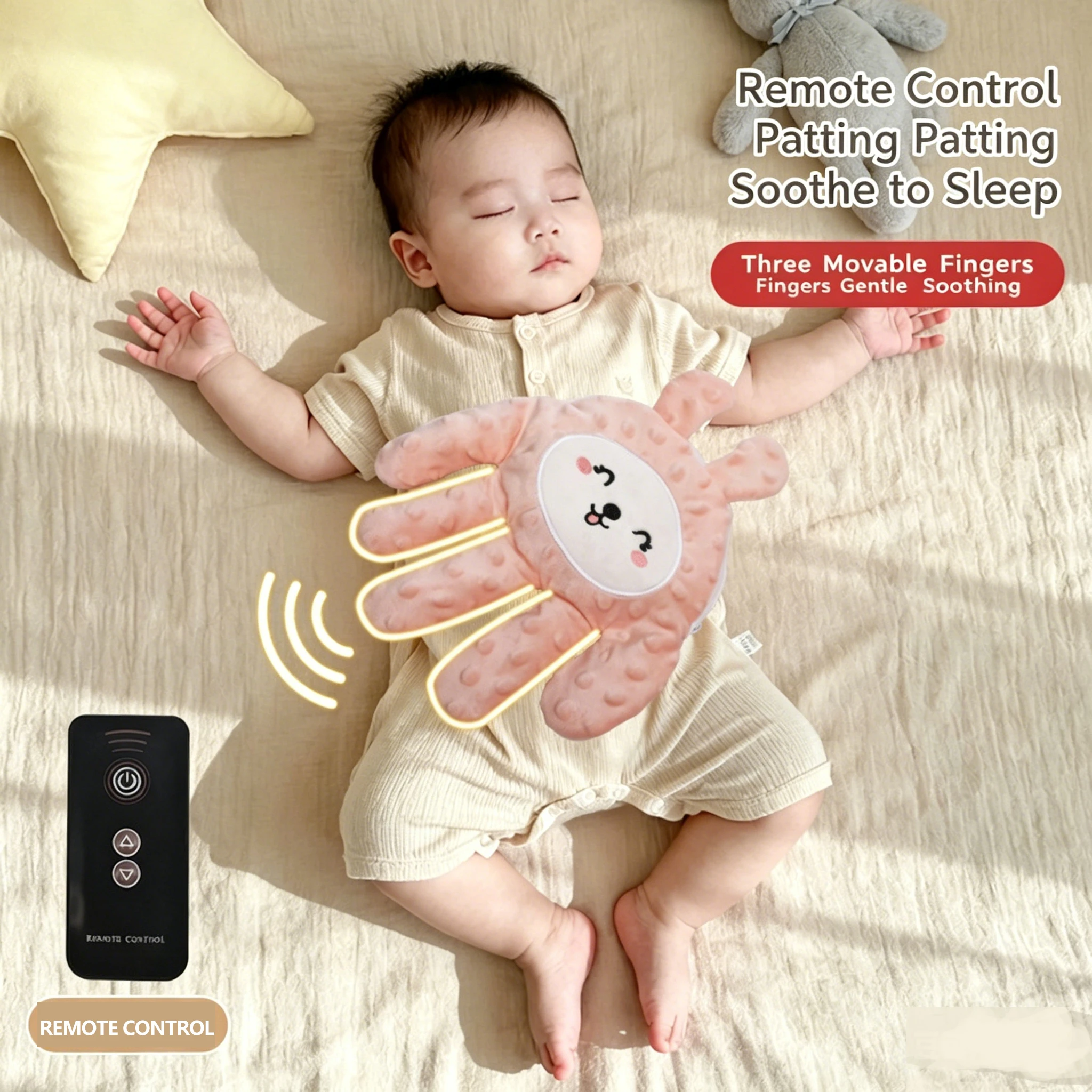 Newborn All for babies Baby body pillow Sleep Aid Palm Pillow for 0 to 3 months Calming Sleep Remote Control Toddler