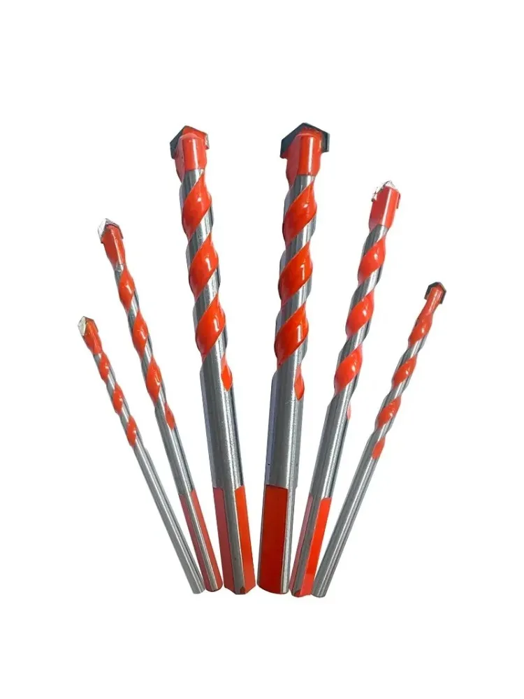 6-częściowy zestaw wierteł do płytek ceramicznych z twardym stopem aluminium i diamentowym ostrzem Overlord, 4/5/6/8/10/12mm, do perforacji ścian i wiercenia otworów. — zdjęcie 2