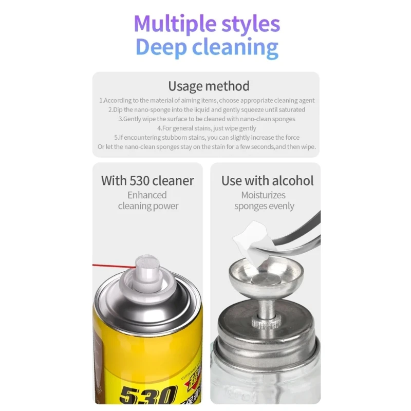 مجموعة نظافة الشاشة المهنية مجموعة NC800 تنظيف الإسفنج لأجهزة الكمبيوتر المحمول سماعات الأذن