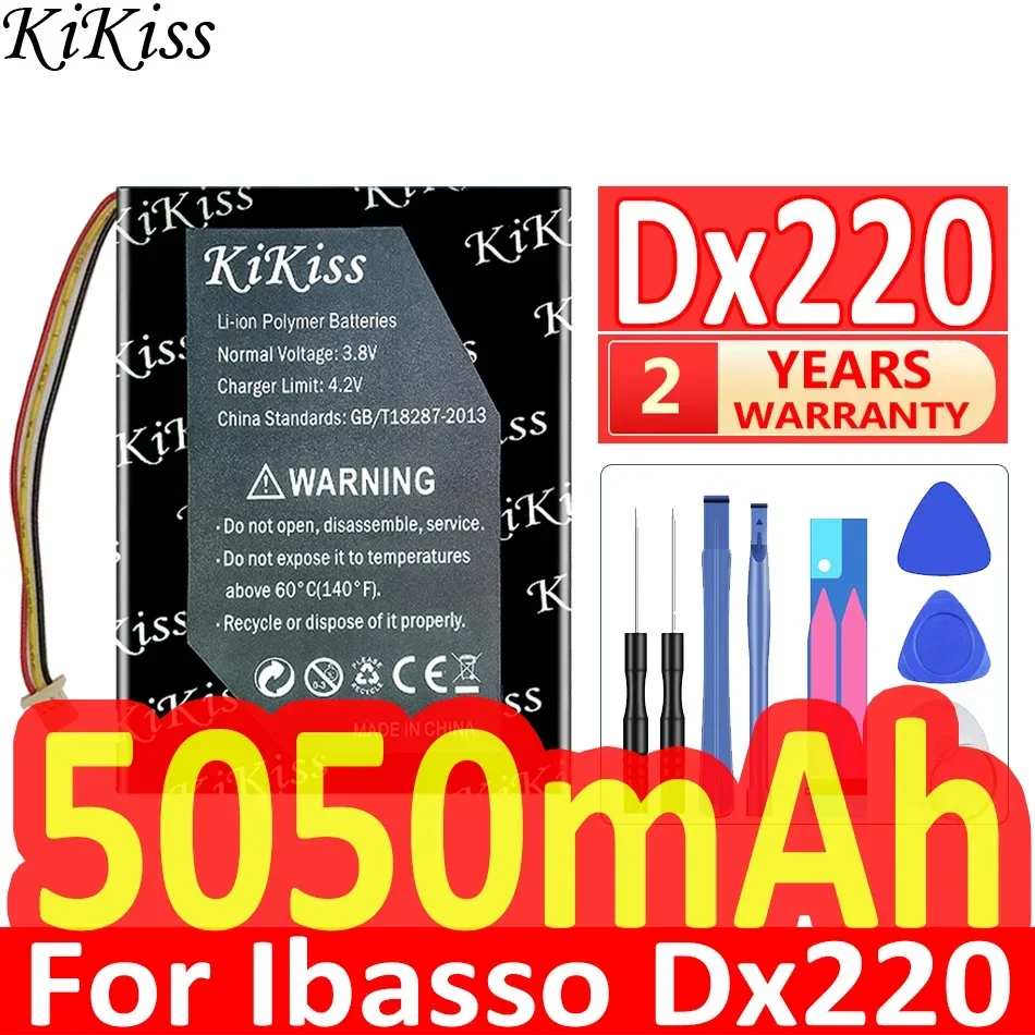 5050mAh KiKiss Replacement Battery for Ibasso Dx220 Player New Lithium Polymer Rechargeable Accumulator Pack Batteries