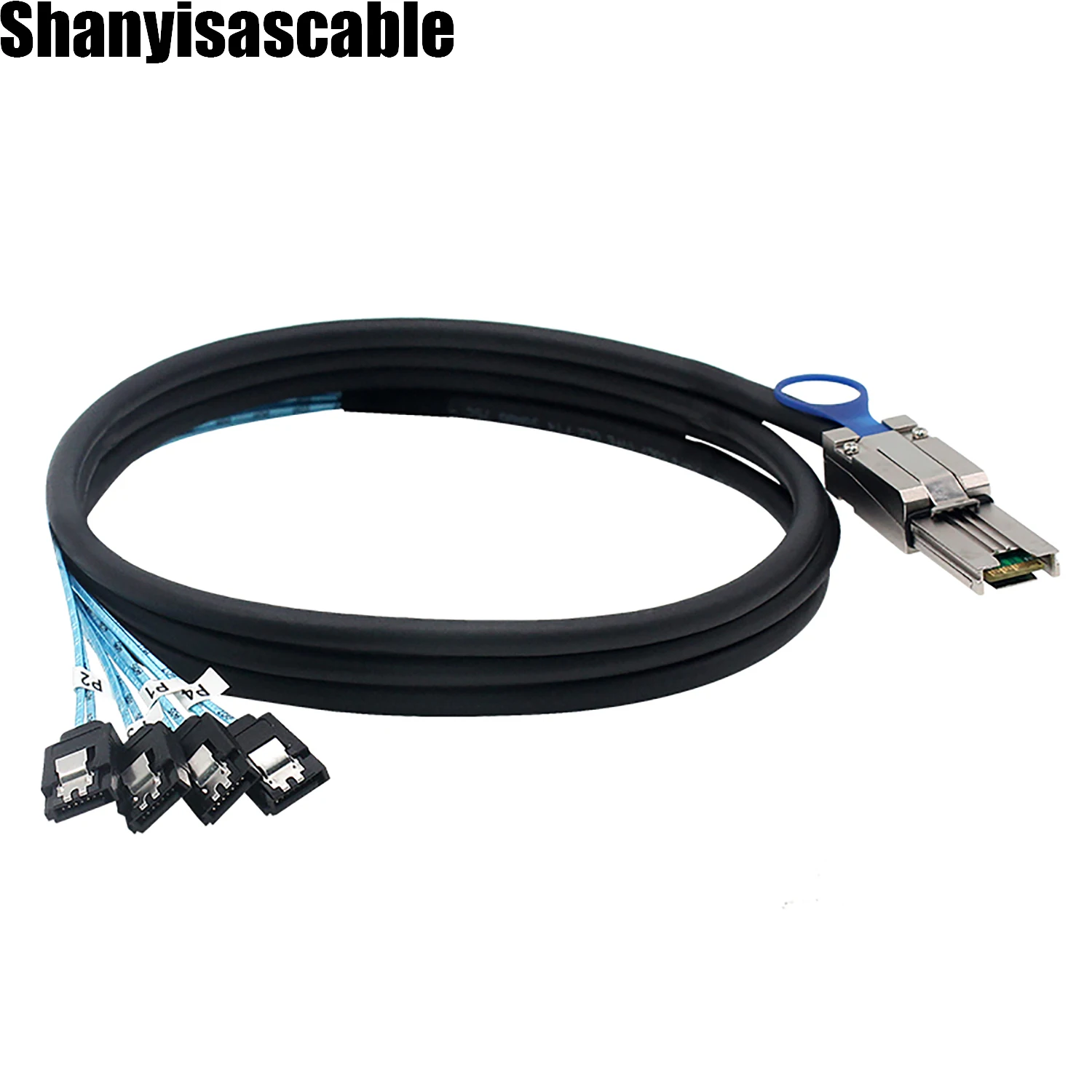 

1.0M Mini SAS 26Pin SFF-8088 Male to 4 SATA 7Pin Female Cable Target/Backplane Connecting cable