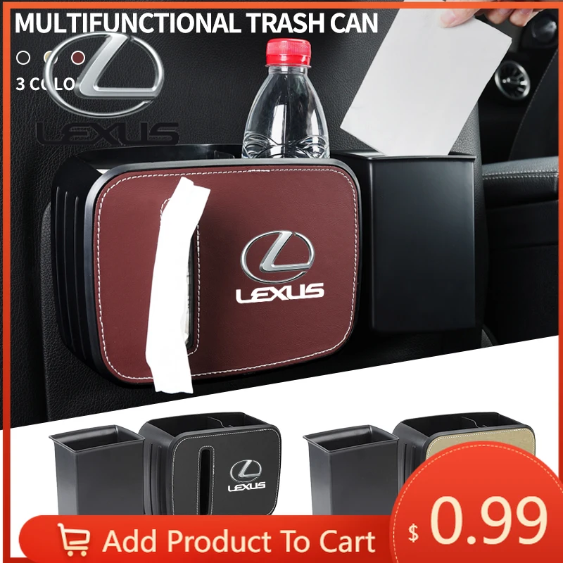 

Наклейки для интерьера автомобиля, высококачественный кожаный органайзер для салфеток для Lexus F-SPORT ES RX NX LS UX LM LX GX LC RZ I