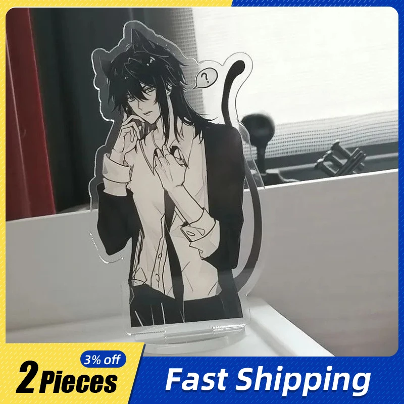

10cm/3.93in The Ghost Catcher Aftermath Acrylic Anime Standing Plates Crafts Peripherals Holiday Gift Desktop Display Decorative