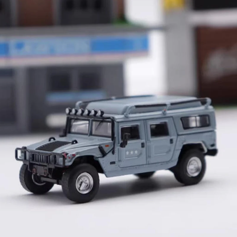 MASTER 1:64 Scale Alloy Hummer H1 Pickup Outdoor Off Road SUV Mini Toy Car Simulation Classic Model Hobby Collectibles Souvenir
