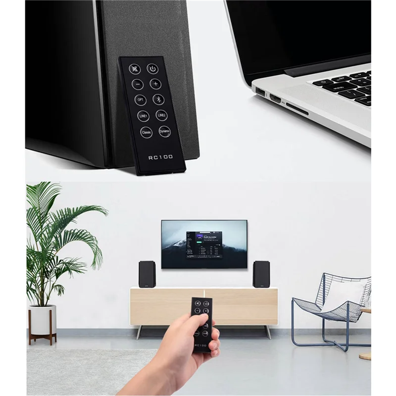 Smart-2X RC10D télécommande adaptée au système de haut-parleurs sonores Edifier RC10D RC100 R2000DB télécommande