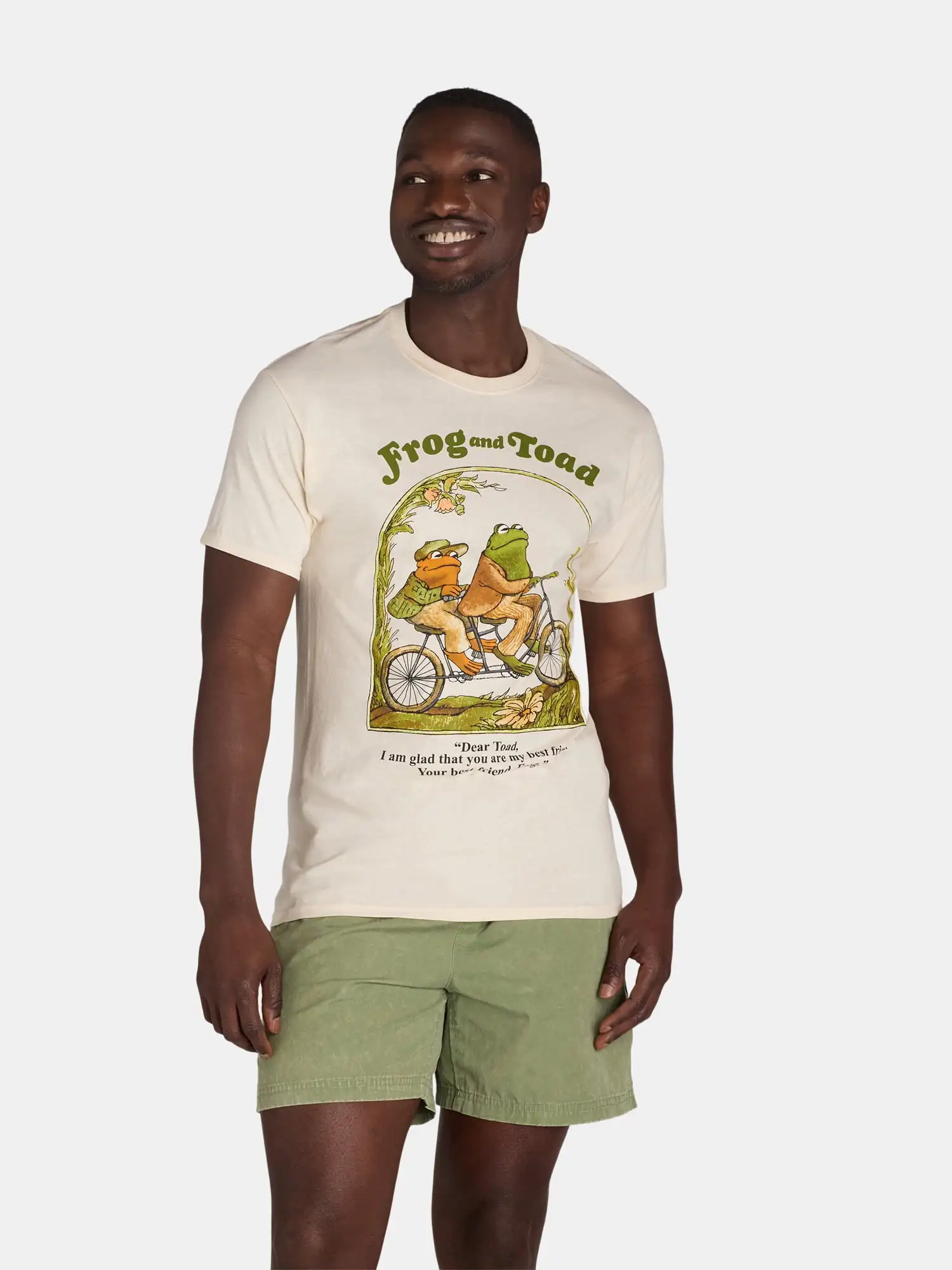 Frog and Toad Men's & Big Men's Cotton Graphic Print Tee, Sizes S-3XL