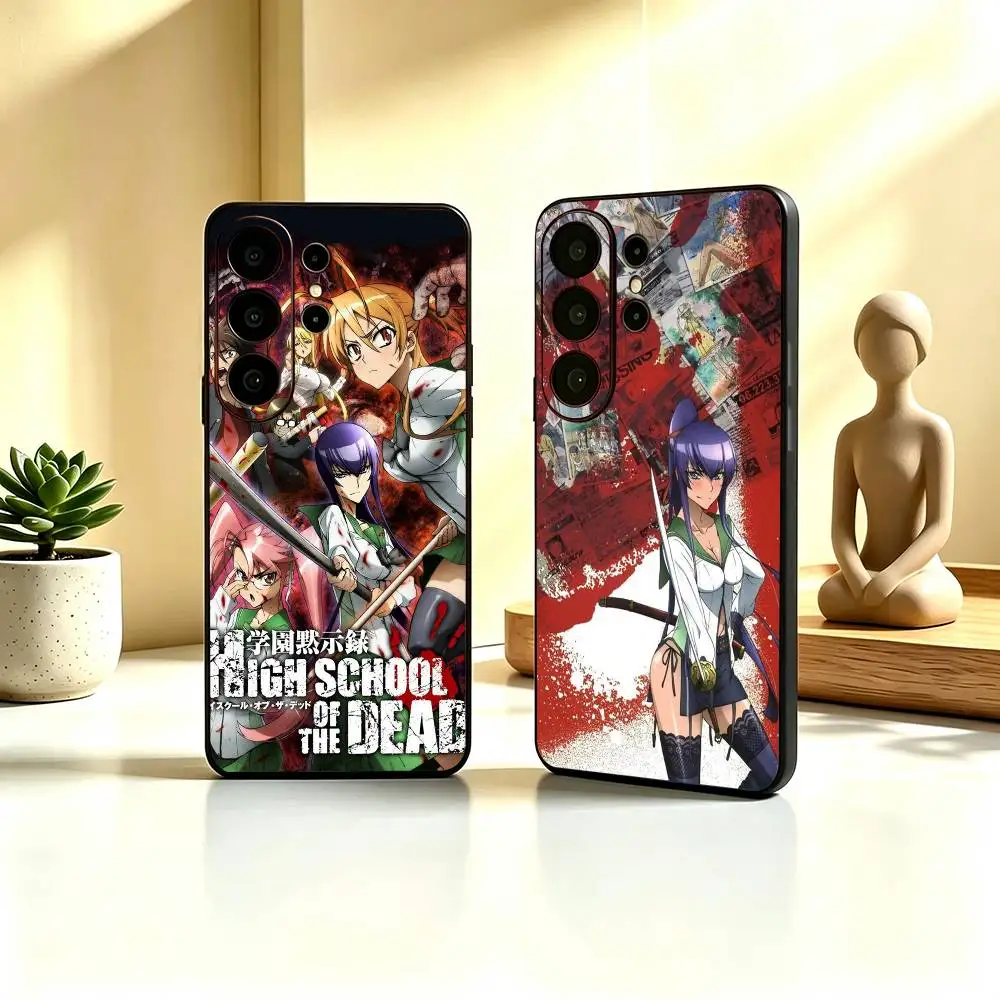 HIGHSCHOOL OF THE DEAD Saeko Saya Zombie Basic Phone Case For Samsung S26,25,24,21,22,20,10,9,8,7,Ultra,Plus, Fe, Lite Cover