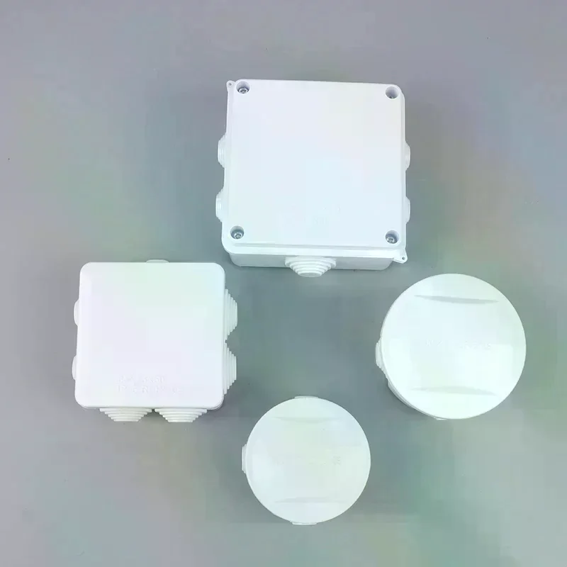 Accessory White Connection Cable Branch Diy Waterproof IP65 Power Case Junction Box Indoor Wire Shell Electric Control Boxes