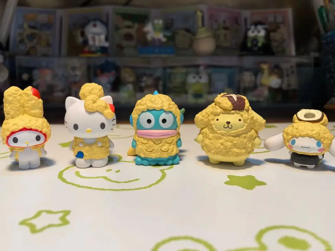 

New Product In Stock Kt Cat Tempura Blind Box Cute Melody Pudding Dog Tabletop Ornament As A Holiday Surprise Gift For Fans