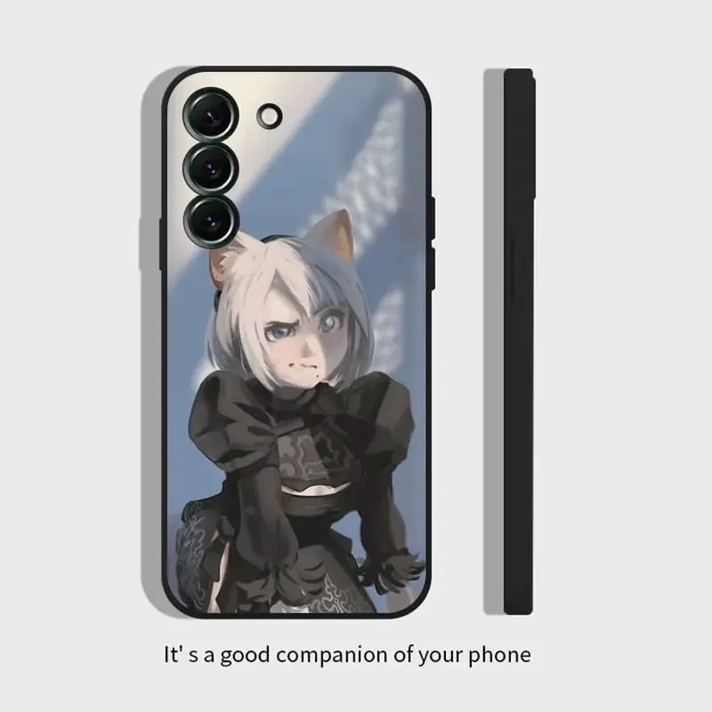 N-Nier-Automata- 2B 2A 9S Phone Case For Samsung Galaxy S 23 22 21 20 10 e 9 8 7 6 5G plus edge ultra lite Black Soft Cover