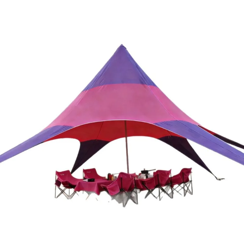 

Canopy Colorful tent Oversized outdoor camp camping sun protection awning