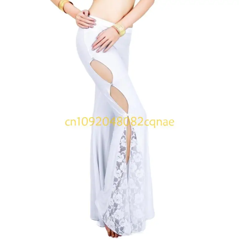 Stretchable Hip Scarves Dancewear Moisture Wicking Fabric Stage Performances Trousers Multiple Colors