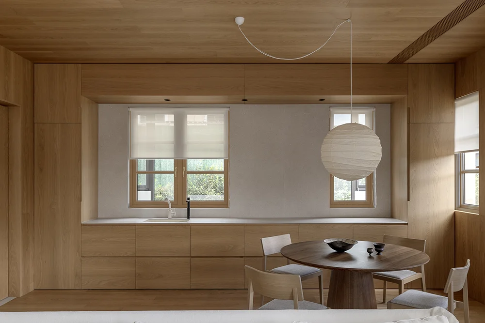 Sanhai Design interno in stile giapponese Piano da pavimento Costruzione Disegno Pianificazione spaziale Bozza Casa in legno Casa calda Concetto Accogliente