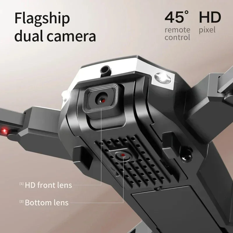 Xiaomi Mijia T6 Drone 8K kamera ganda HD, mainan pesawat terbang empat sumbu pengendalian jarak jauh penghisap debu