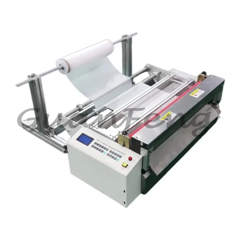 HQ-400 Smart Cutting Machine Programmable Length Control Non-Stop Operation Leather PVC Plastic Sheet