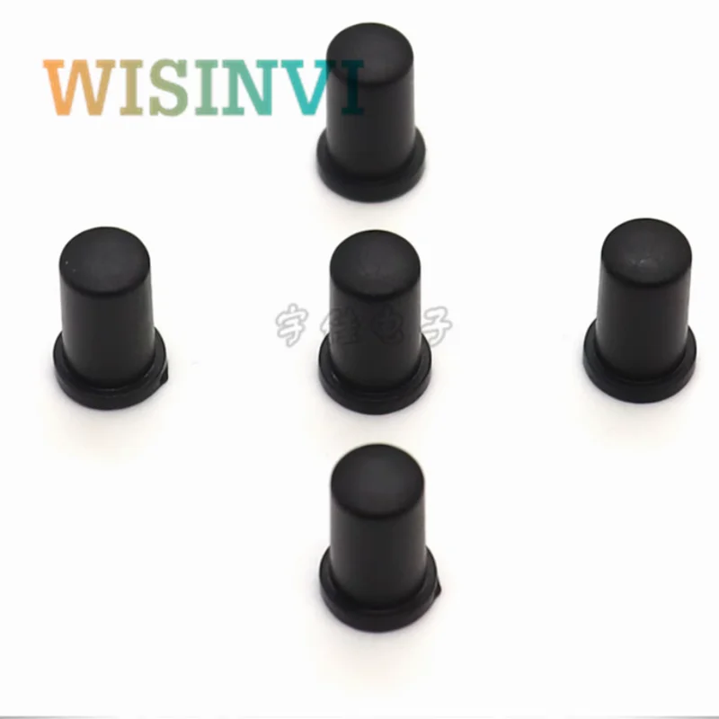 10 Stück Kunststoff-Tastenkappen, 6 x 12 mm, Strohhut-Typ, Tastenkappen für Taktschalter, für runde Löcher und quadratische Löcher, 3,2 x 3,2 mm – Detail 3