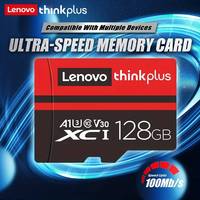 Lenovo ThinkPlus Mini SD Card Class 10 TF Flash Card 256GB 128GB 64GB 32GB Red & Black Memory Card For Mobile Phone PC Speaker H