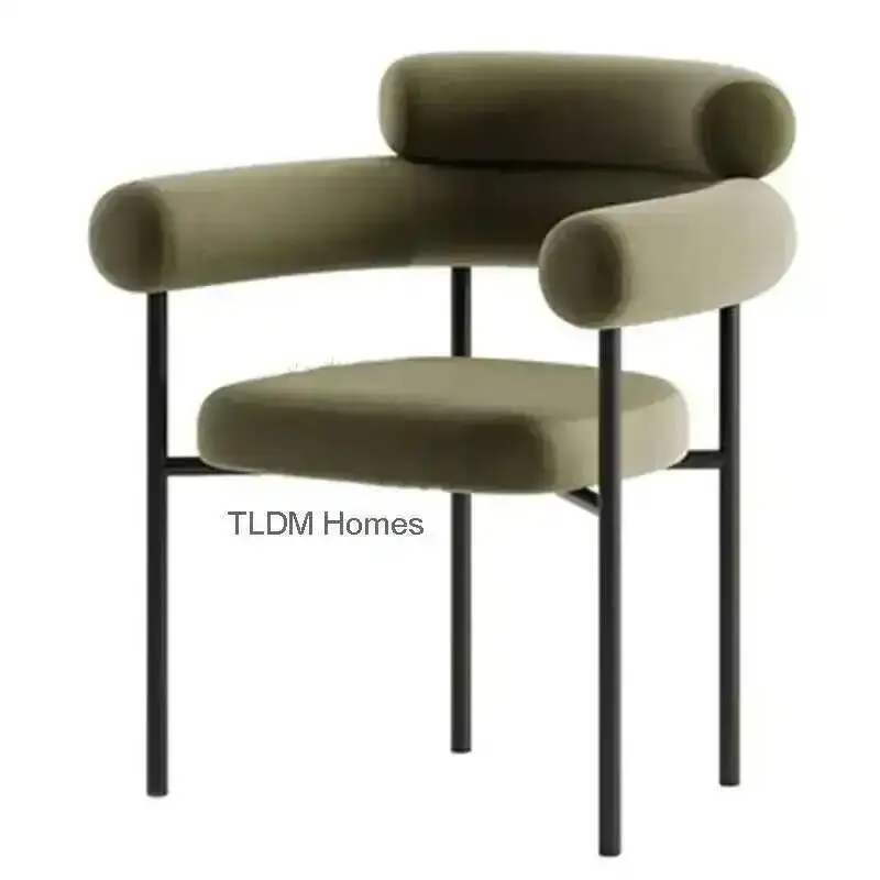 

Light Chairs Modern luxury home Furniture Dining Dining room Chair Backrest Armchair Personality Designer Kitchen Dining Chair X