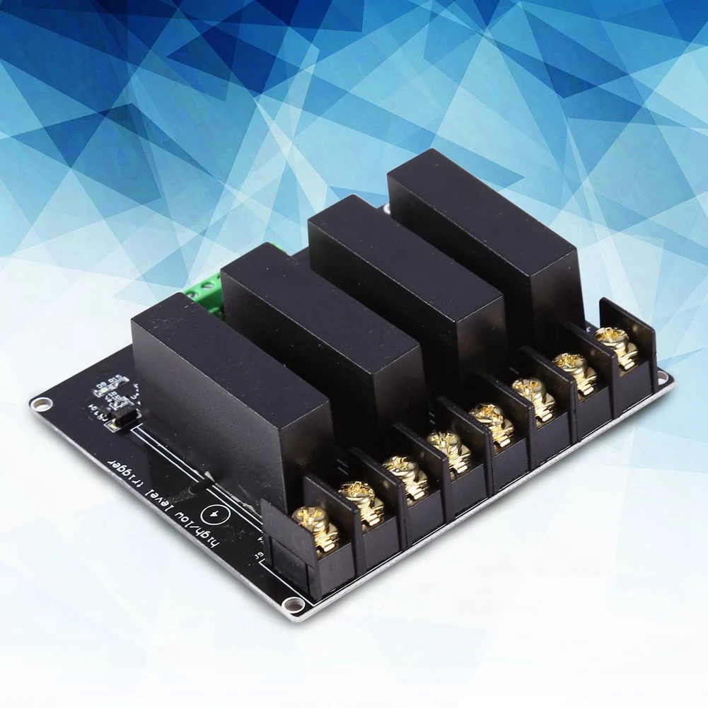 Automatic Controller Board Module  State Relay 380V 8A 4 Channels  State Relay Module Board SSR Switch Controller