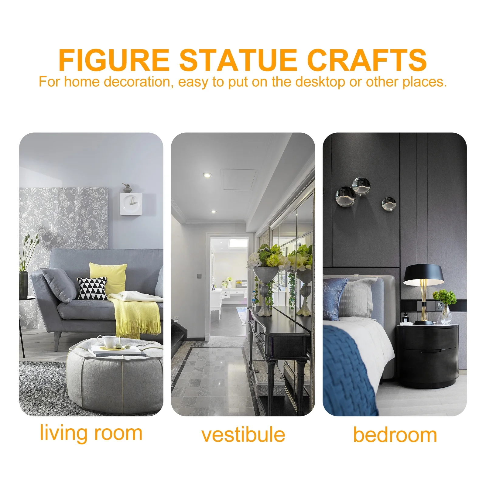 

1Pcs Victory Goddess Statue Resin Nordic Sculpture Decorative Home Desktop Ornament Resin Crafts Figure Sculpture