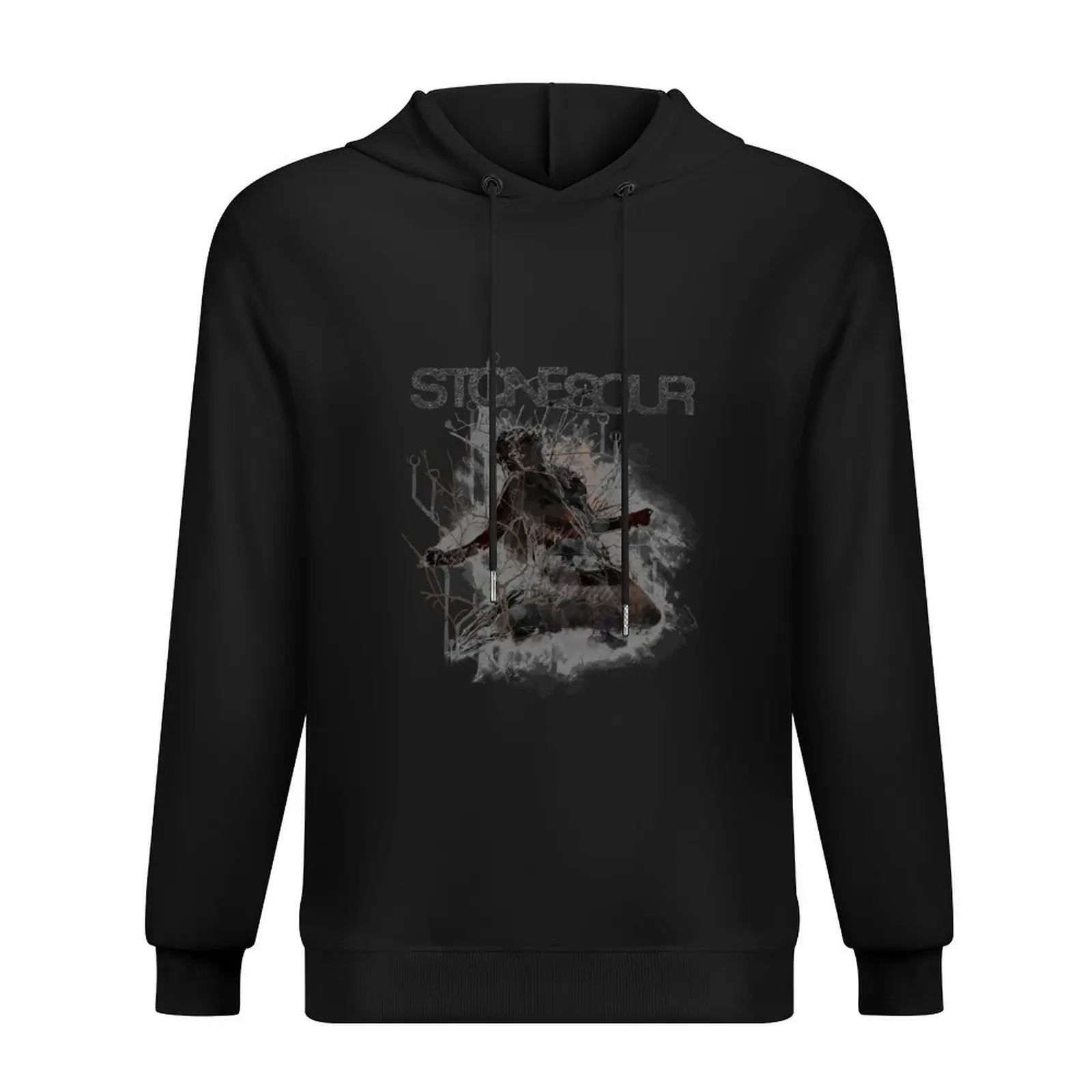 قميص بغطاء للرأس من Stone Sour، ملابس رجالية، قمصان جرافيك للرجال، ملابس مصممة للرجال، هوديس للرجال