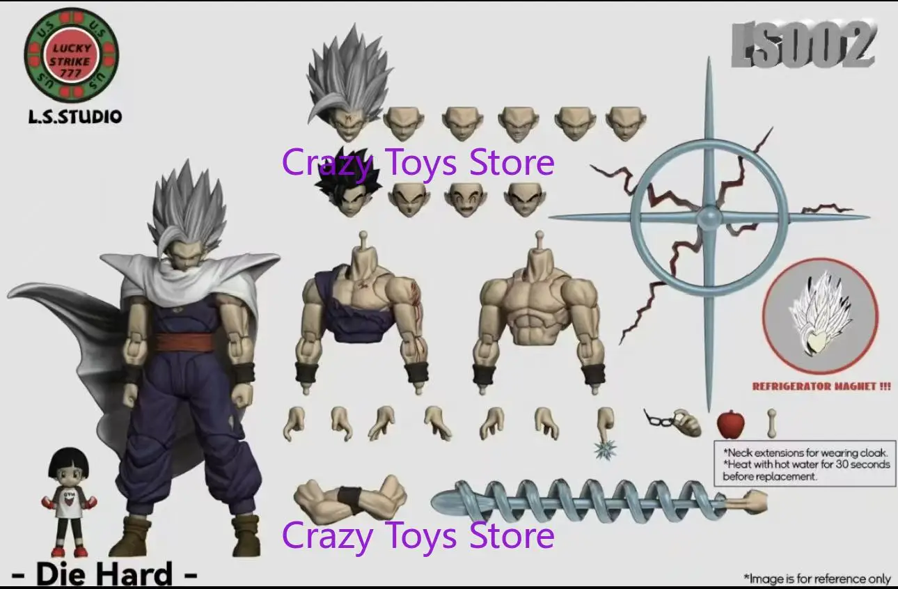 En Stock LS Studio Dragon Ball Son Gohan superhéroe bestia Gohan Anime figura de acción modelo juguete para regalo para niños