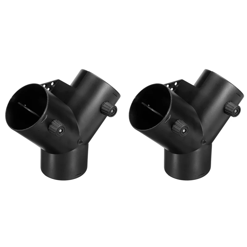 

2Pcs 75Mm Y Shape Parking Heater Air Vent Exhaust Connector W/Dual Regulating Valve Flap For Webasto Air Heater