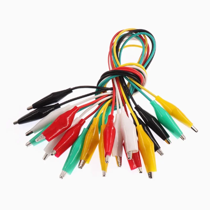 10pcs 50cm 28/35/45mm Alligator Clips With Wirescwith Alligator Clips For Electrical Allgator Clip