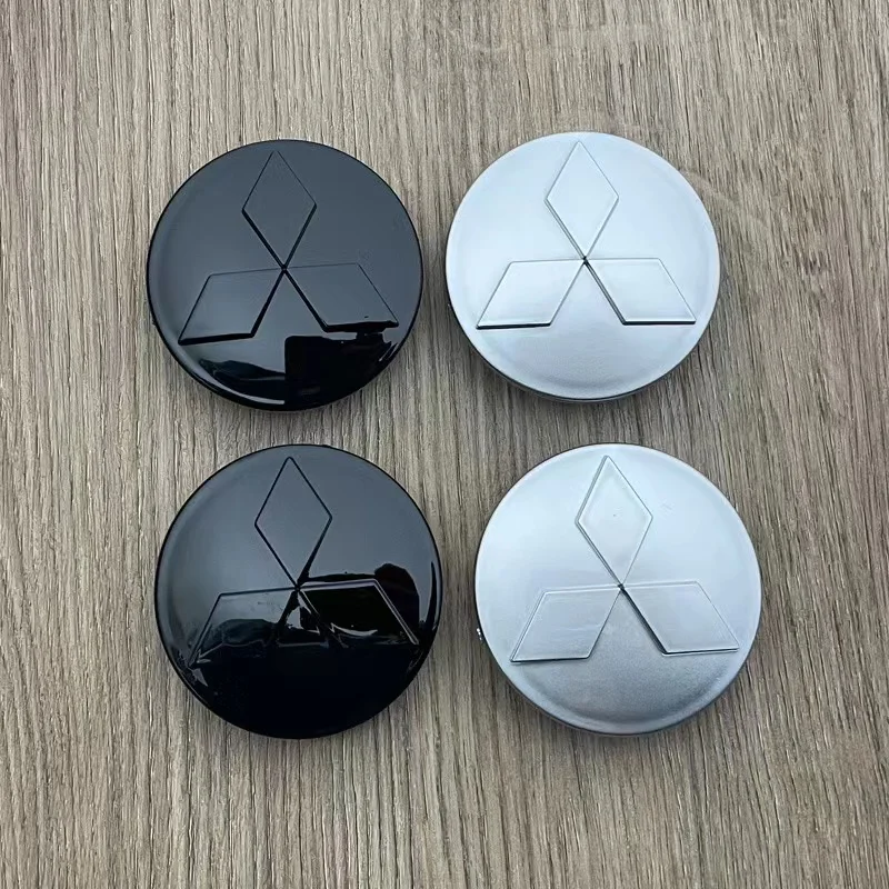 4pcs 60mm Car Wheel Center Hub Center Cap Rim Hub Car Wheel Cap Cover For Mitsubishi Asx Lancer Outlander Pajero Ralliart