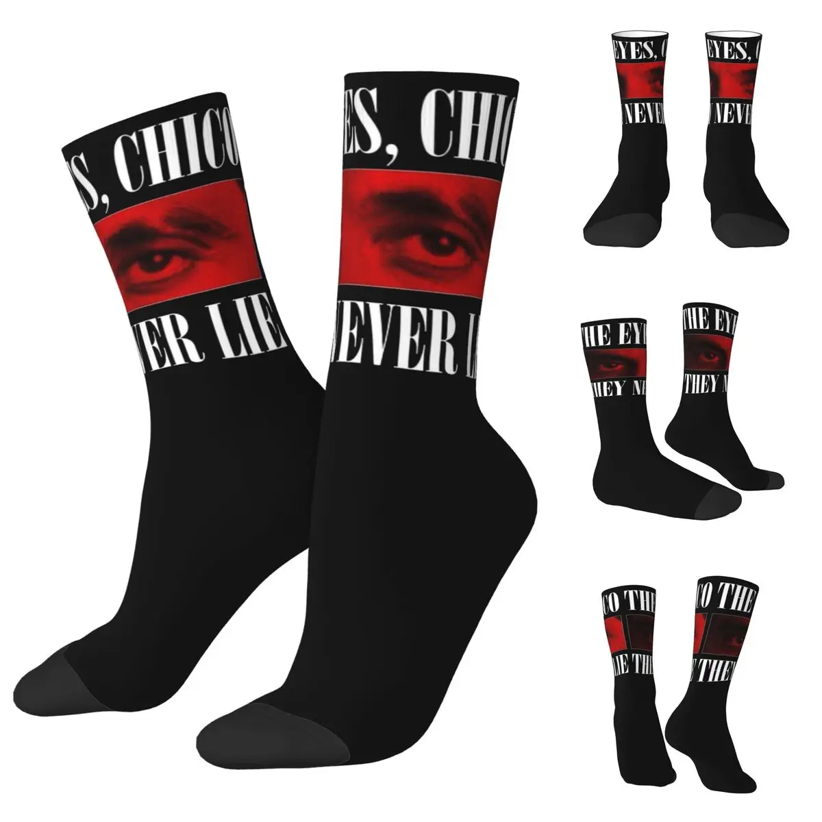 3D printing cosy Unisex Socks,Running Movie Scarface Tony Montana Graphics Interesting Four Seasons Socks