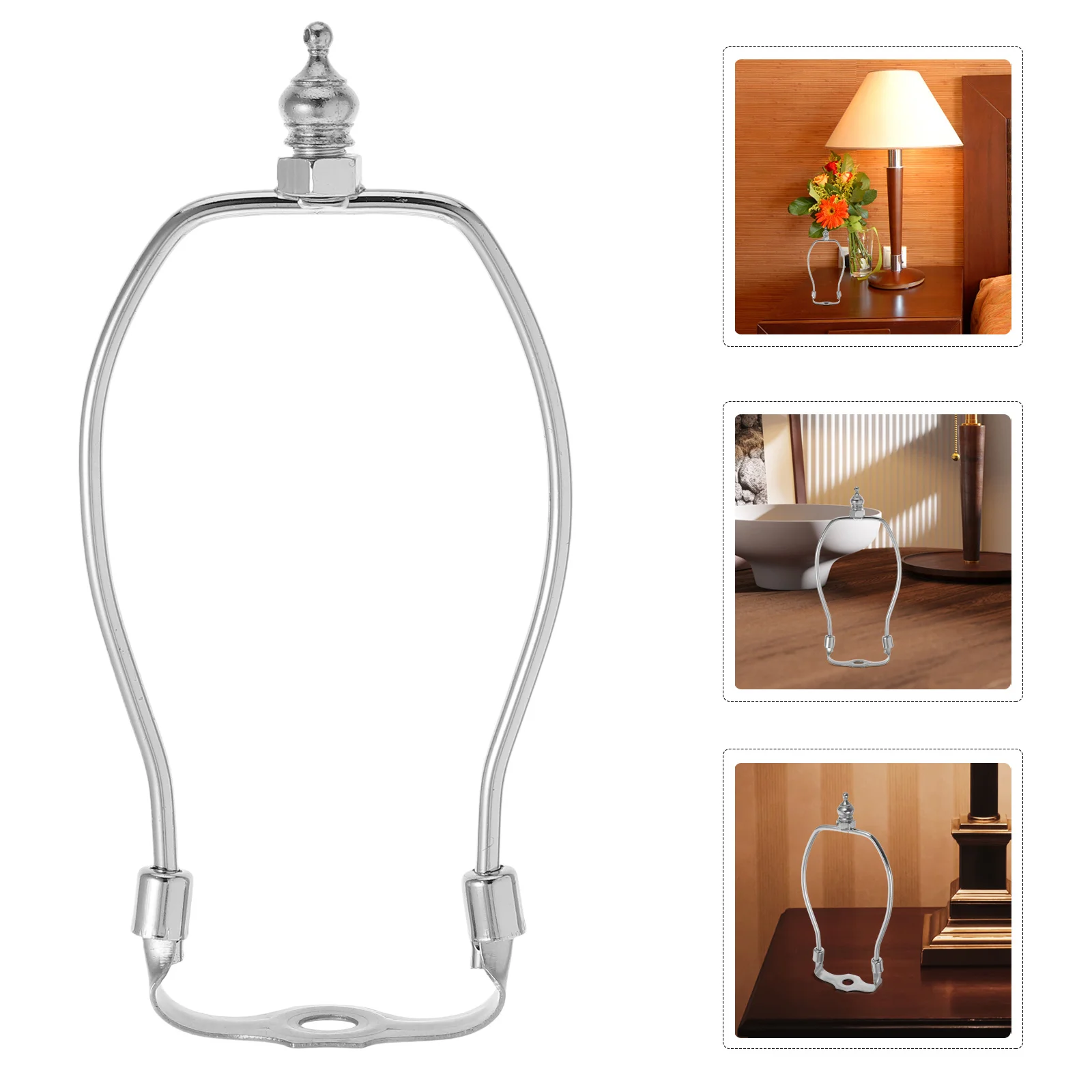 

Lamp Harp Floor Lamp Shade Holder Detachable Metal Bracket Home Lighting Accessories Lampshade Frame for DIY Lighting