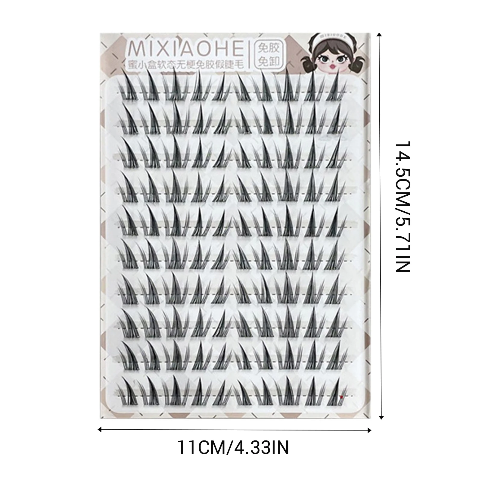 Auto adesivo lash clusters cílios 11-13mm natural fino cílios postiços para beleza olho cosplay maquiagem diy