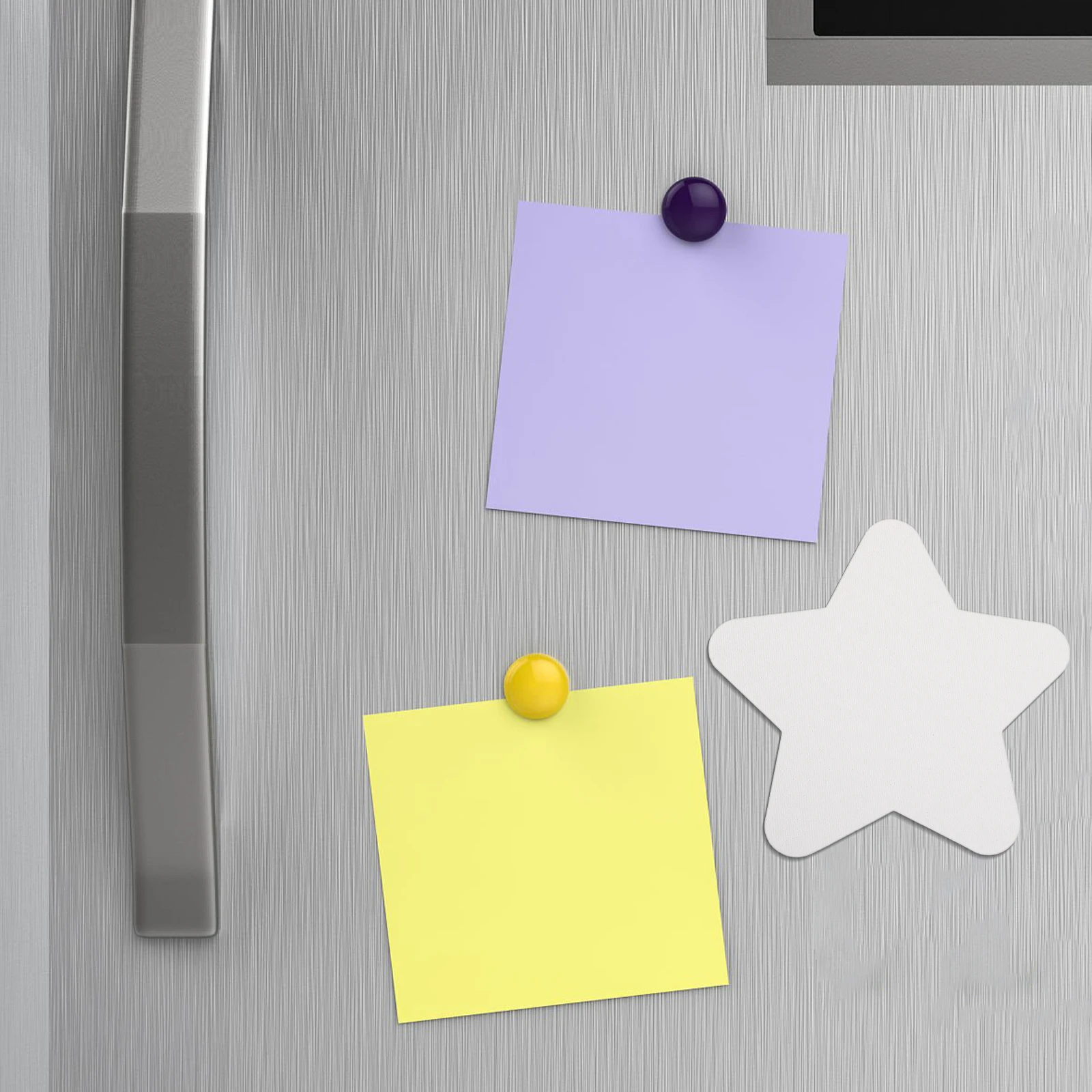 

2Pcs Magnetic Canvas Panels Oil Painting Acrylic Gouache Art Lovers Small Painting Board for DIY Display Safe on Refrigerator