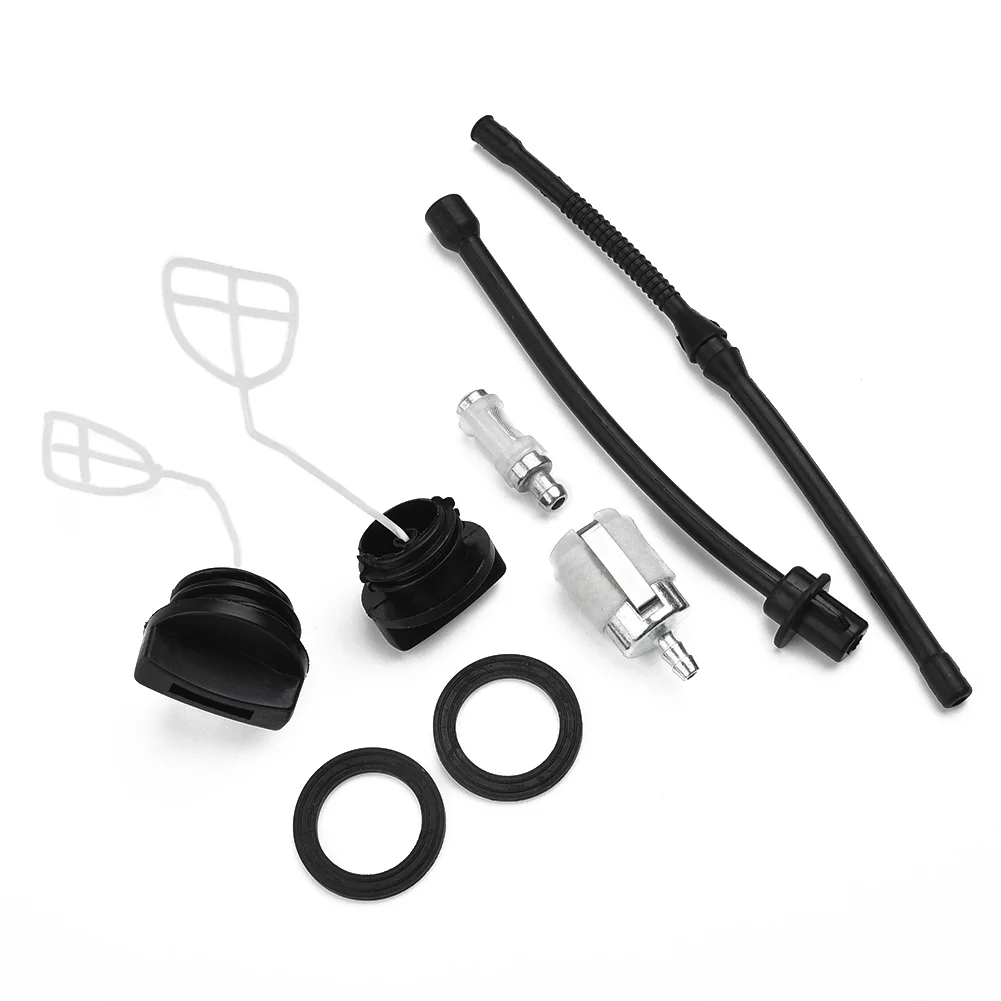 

Chainsaw Fuel Filter Hose Pipe Line Cap Set for 45CC 52CC 58CC Models Compatible with 4500 5200 5800 Chainsaws