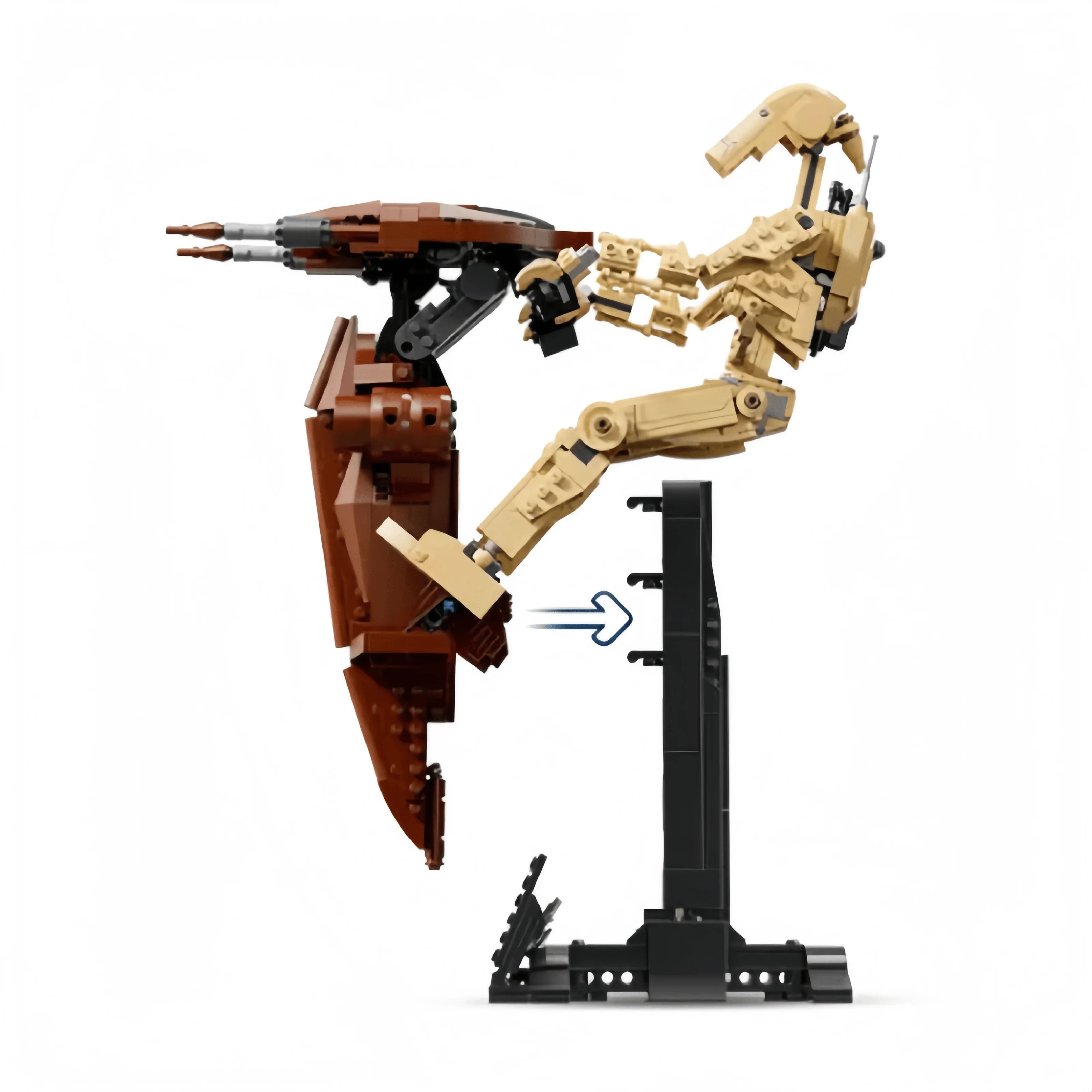 2026 Neu 1088-teiliges Pädagogisches Kreatives Dekorations-Spielzeug Erwachsenen Weihnachts-Geburtstagsgeschenk UCS Roboter-Modell Bausteine – Detail 4
