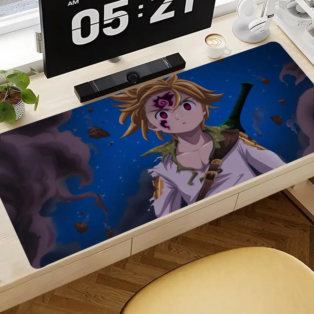 

S-Seven Deadly Sins Meliodas Mouse Pad Mouse Pad Gaming Mousepad Speed Desk Mat Laptop Gaming Mats For Office Carpet Desk Access