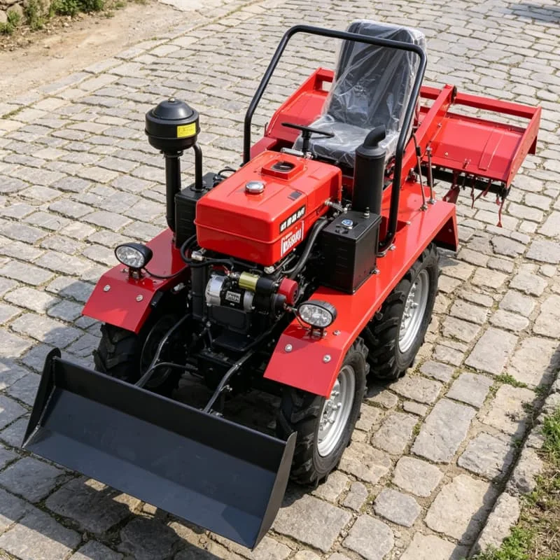 

Customized Widened Four‑Wheel Rotary Tiller, High‑Power Wheeled Tractor, Upgraded Reinforced Cultivator