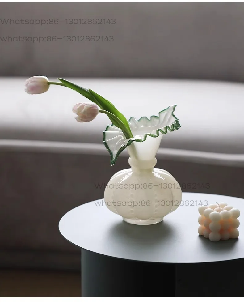 glass vase living room desktop water flower arrangement device