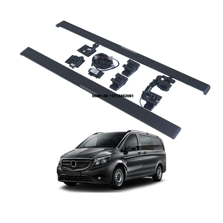 

NEW Car Aluminum Alloy Electric Running Board Side Step Nerf Bar Pedal for Vito 2016+