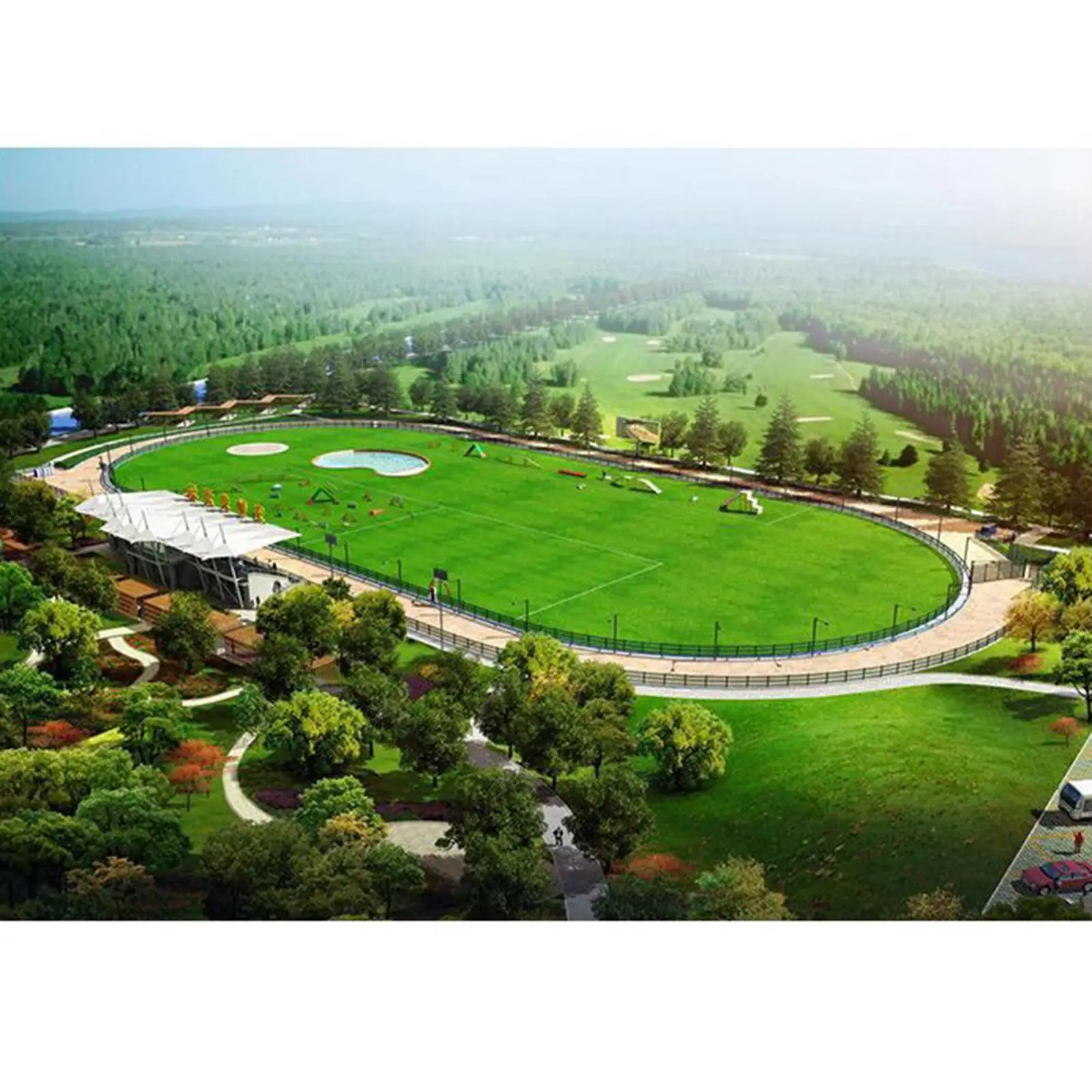 SYNTHETIC CARPET IN ARTIFICIAL GRASS MULTIPURPOSE SUGAR IN / OUTDOOR / AREA