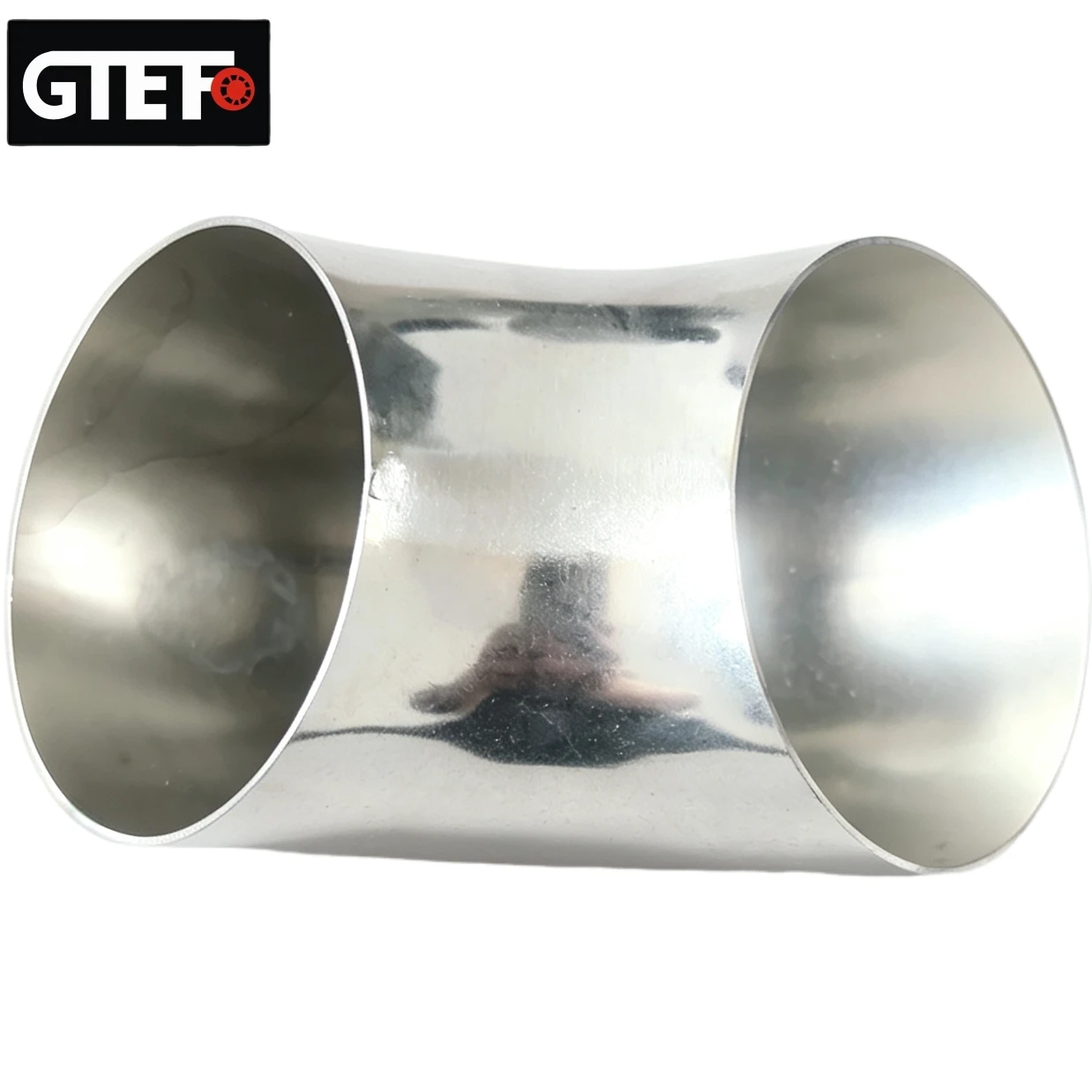 1PCS 45° Stainless Steel Elbow Pipe —Stainless Steel Concentric Reduc Head Weld-On Bend Tube for Car Exhaust Muffler Replacement