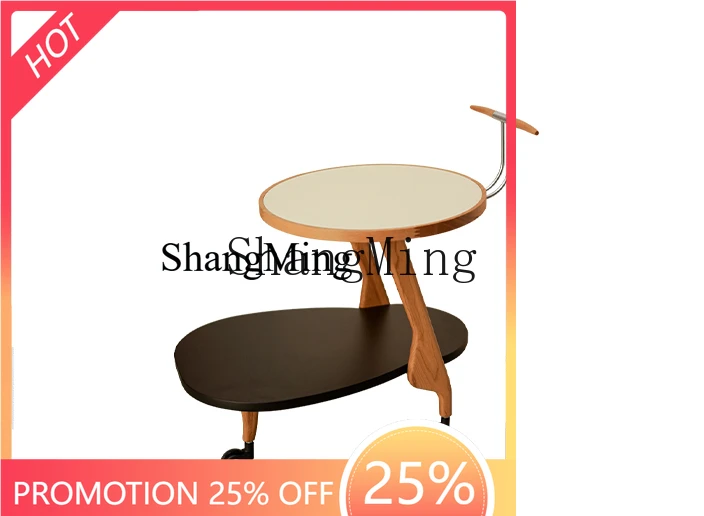 

ZYY high value household simple modern mobile living room entrance storage cabinet sofa coffee table bedside table cart