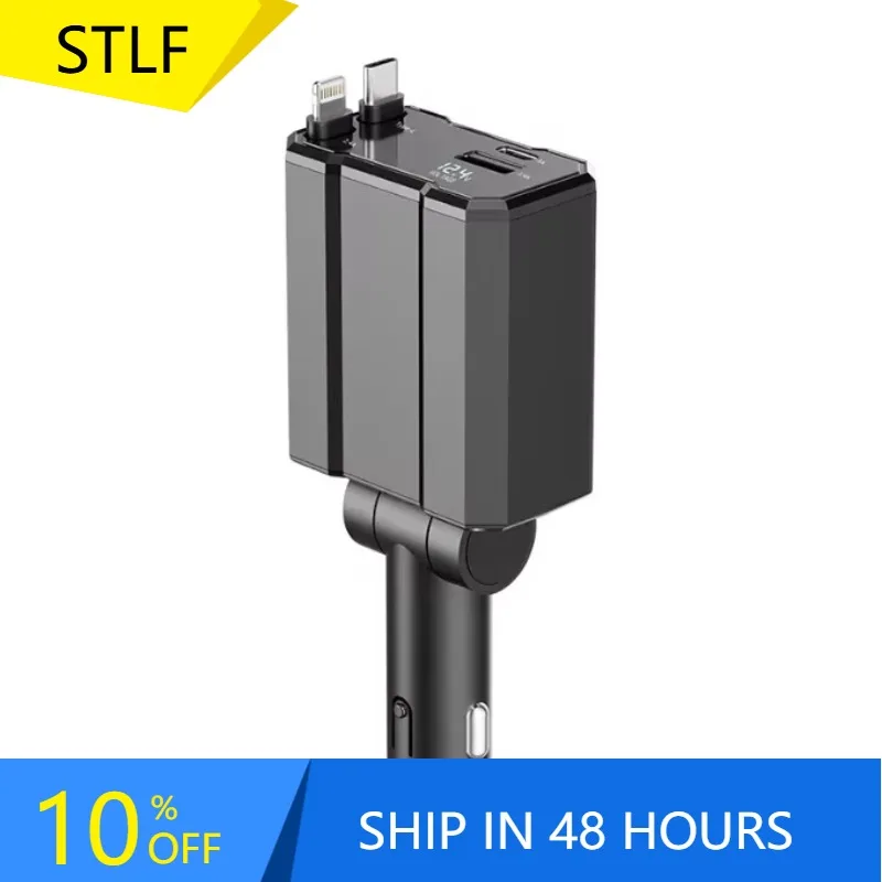 

GlowMart Factory Wholesale Car Charger 100W Fastest Car Phone Charger USB Port Car Fast Chargers