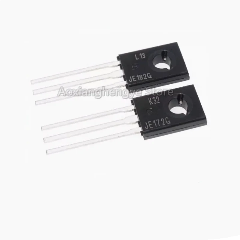 5PCS MJE172G MJE182G JE172G JE182G TO-126 PNP NPN 80V 3A 1.5W Audio power amplifier triode New original