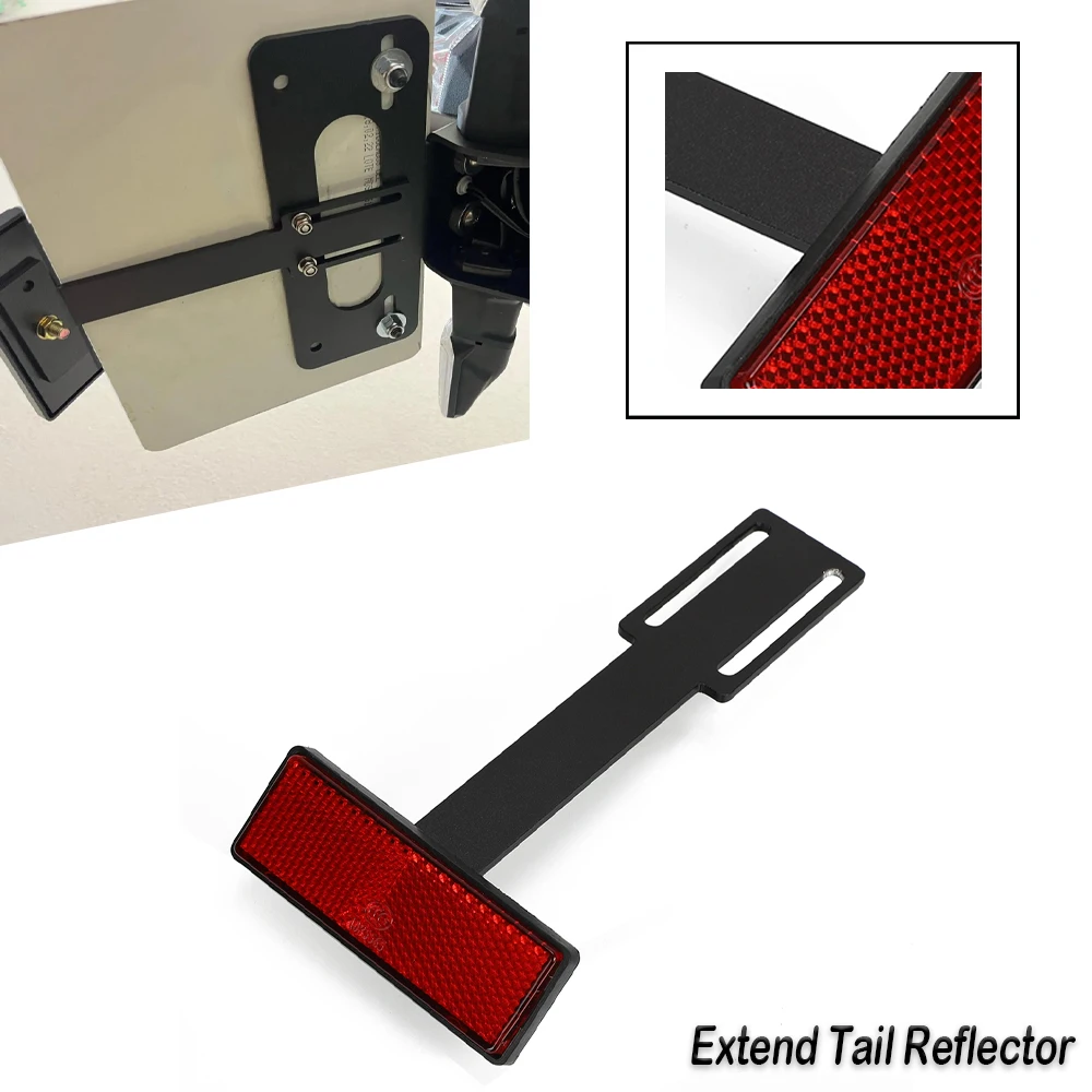 

For Suzuki DR650 DR650S DR650SE 1996-2023 DR650 DR 650 S SE Motorcycle Accessories License Plate Holder Extend Tail Reflector