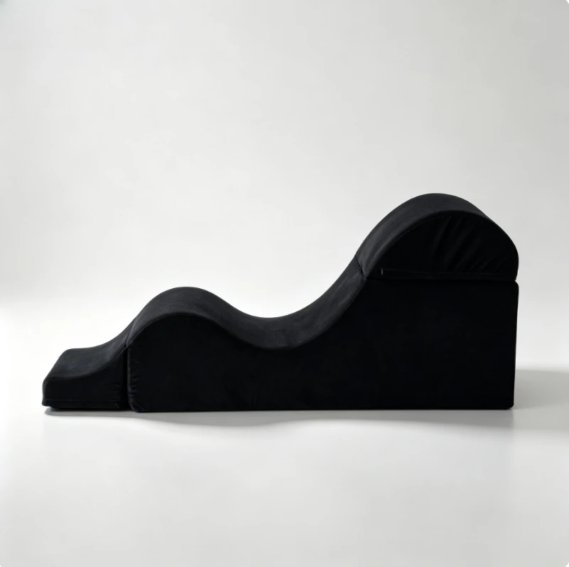 Foldable S-Shaped Sofa Bed Massage Seat Yoga Chair Wave Lounger Multi-Functional Storage Recliner Floor Furniture