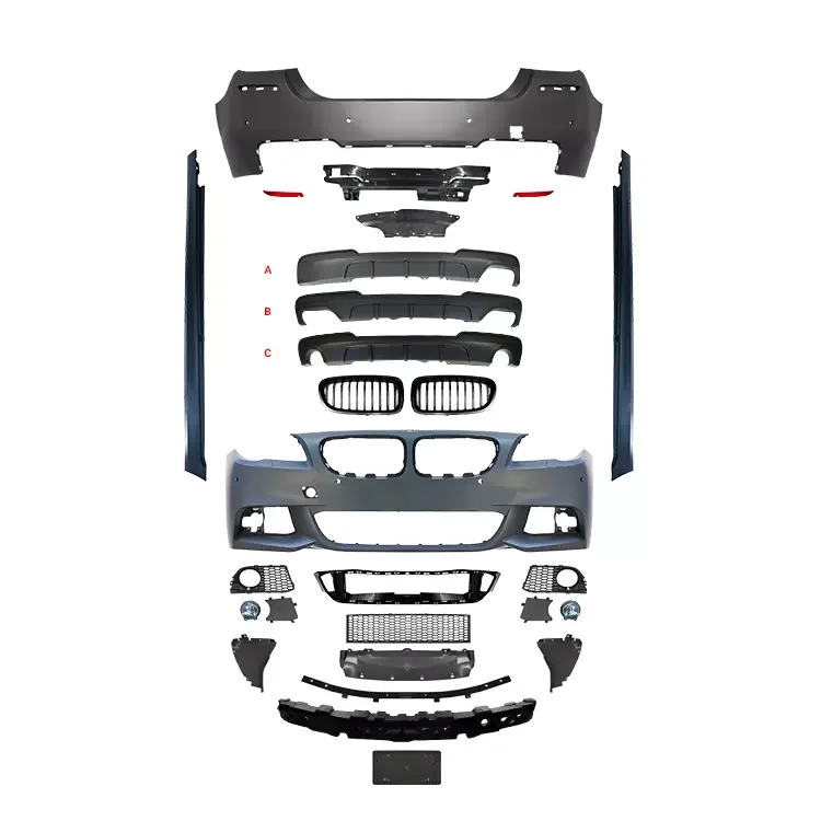 

Высококачественный комплект кузова, решетка переднего и заднего бампера в сборе для Bmw 5 серии F10, модифицированная для M-tech 2012-2013