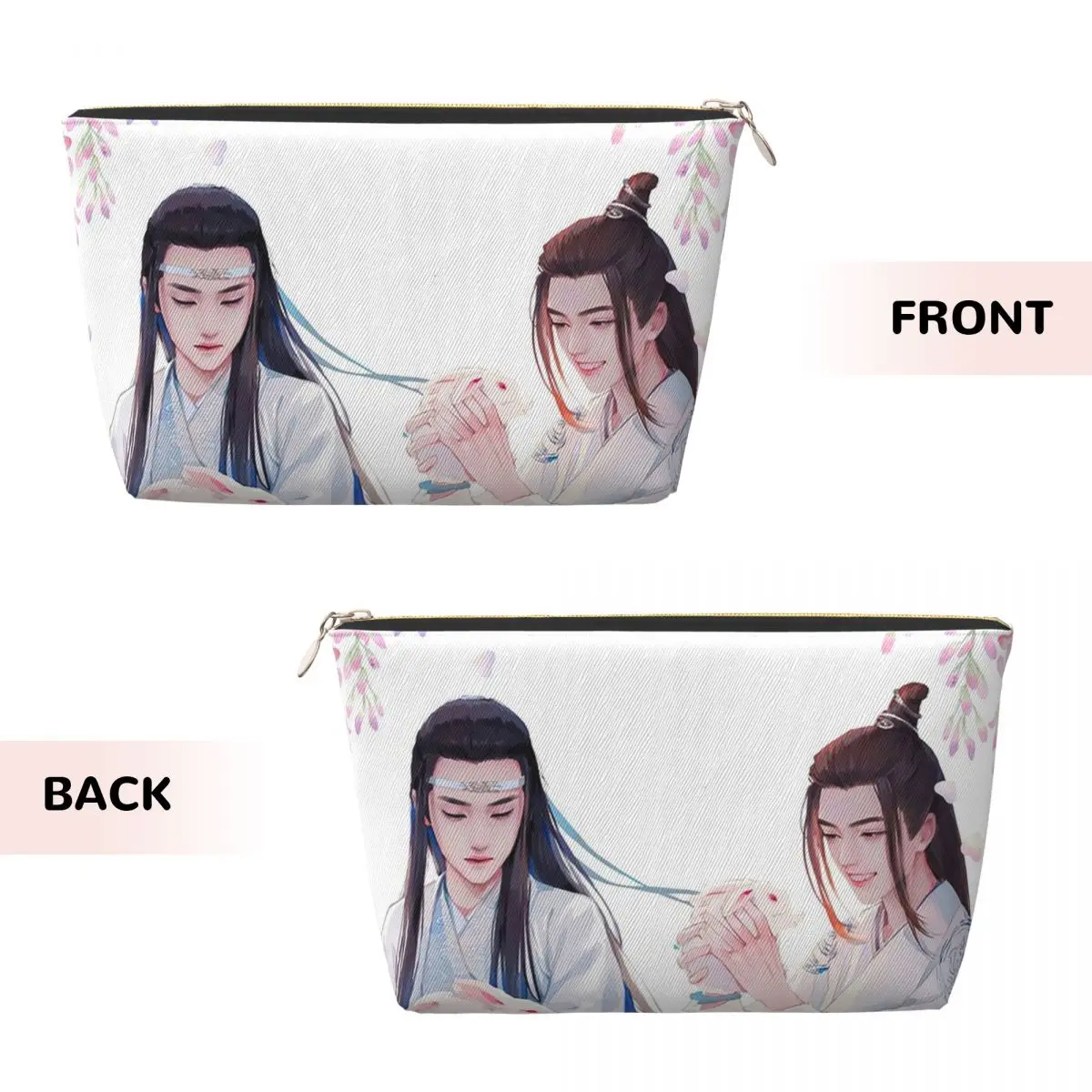 لان وانغجي الأزرق ساكورا الفن الجامح مو داو زو شي جوسو لان حقائب مستحضرات التجميل النسائية السفر ماكياج المنظم الحقيبة تخزين أدوات الزينة #1