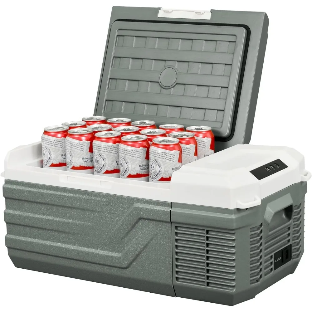 

12 Volt Refrigerator Electric Cooler (-4℉-68℉) 16 Quart Portable Refrigerator Car Fridge Portable