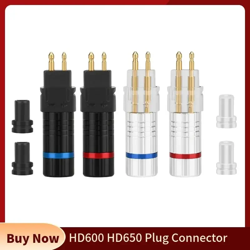 Conectores de áudio hd600 hd650 hd580 hd25 jack fone de ouvido pino plug conector de fone de ouvido alto-falante terminal eletrônica de consumo